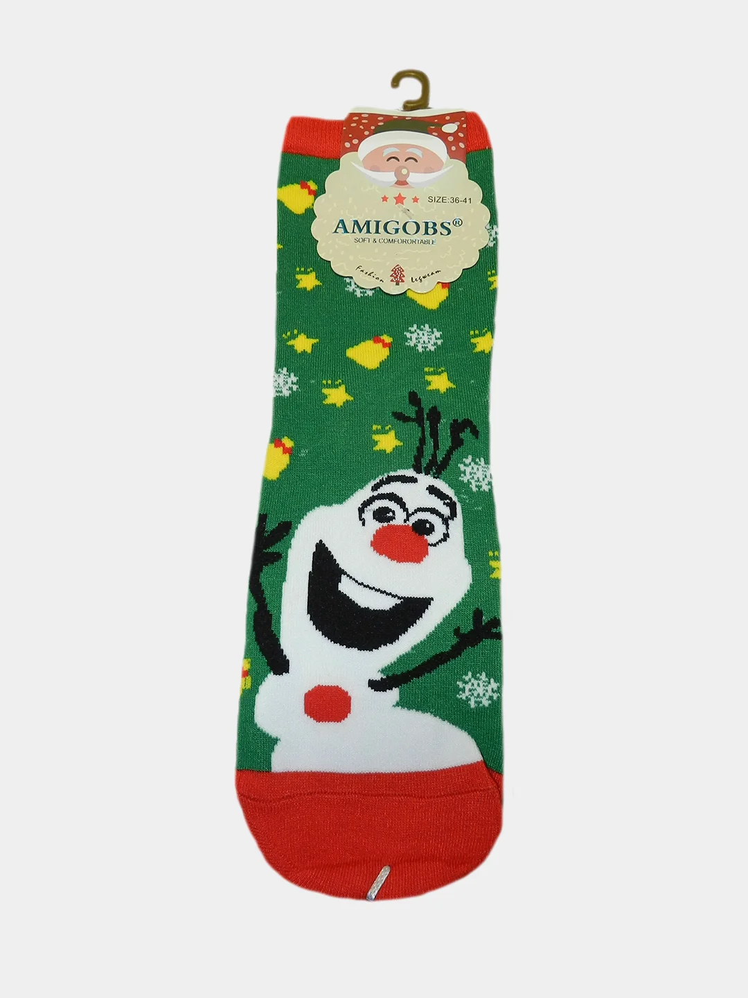 Носки женские новогодние, женские носки "С Новым годом", 36 - 41
