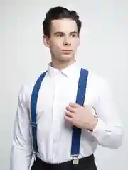 Синий подтяжки СП