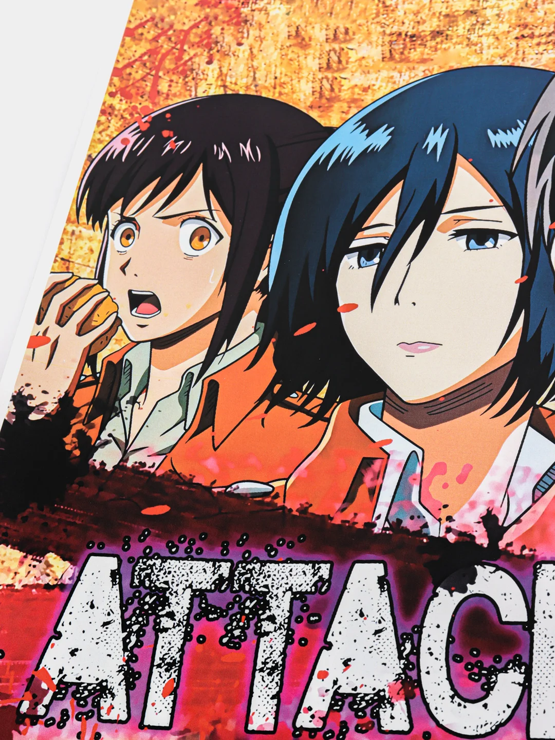 Зеленый плакаты аниме Атака Титанов, Моя геройская академия. Atack on Titan, Boku no Hero academia