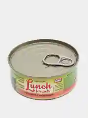 Корм для кошек Lunch for pets телятина с индейкой, рубленое мясо, консервы 100гр