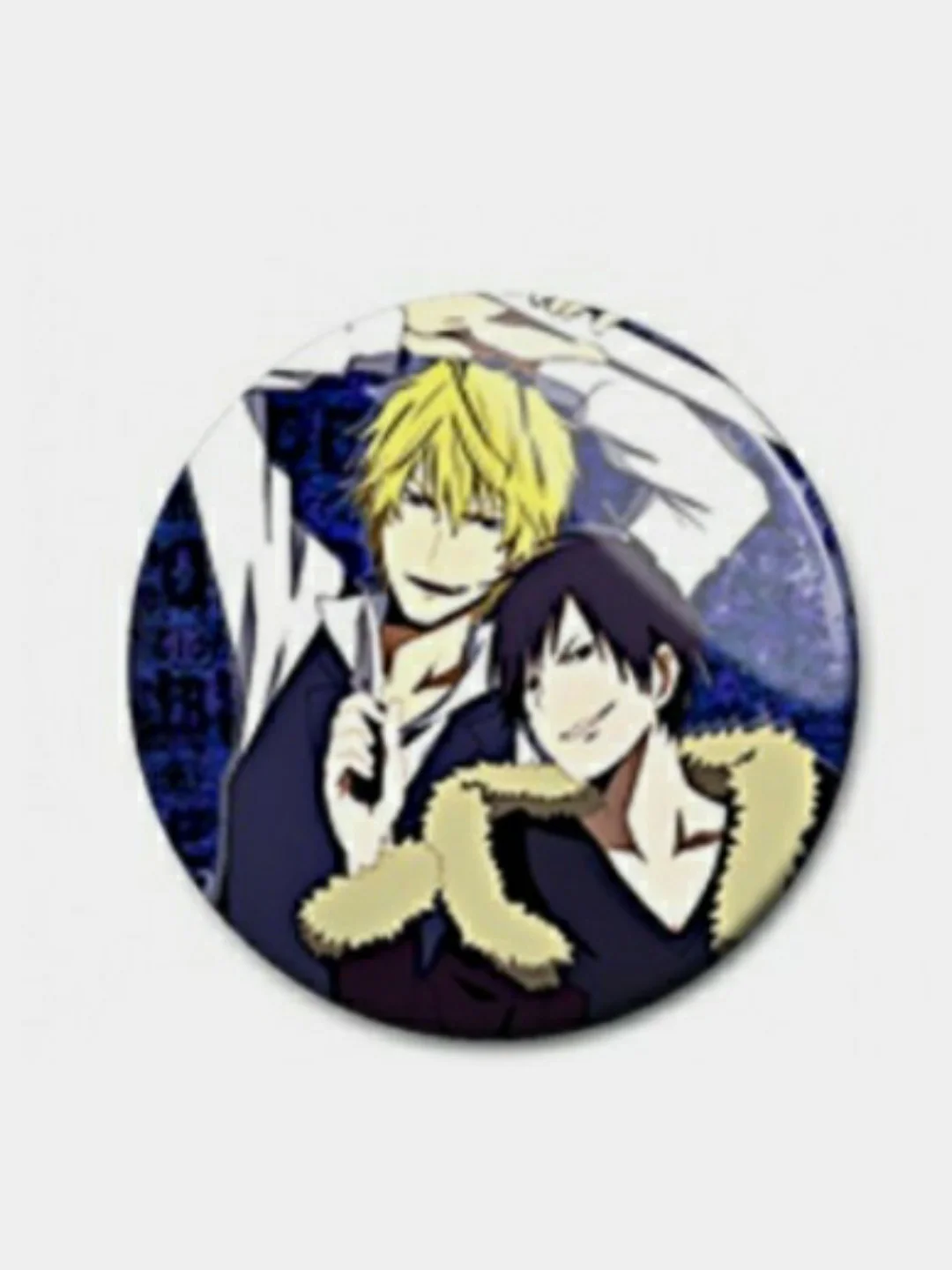 Желтый значки по аниме Дюрарара (Durarara)