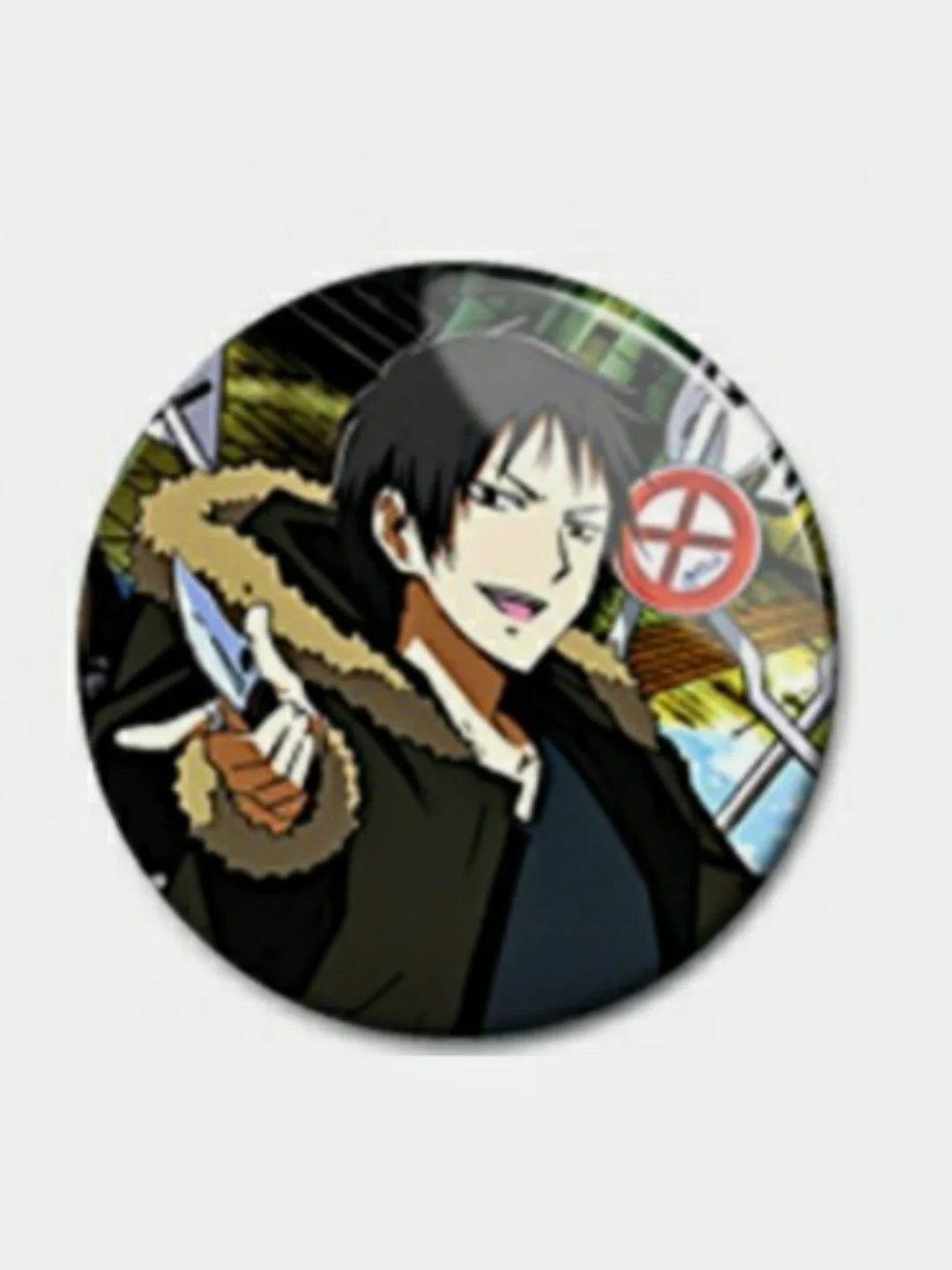 Коричневый значки по аниме Дюрарара (Durarara)