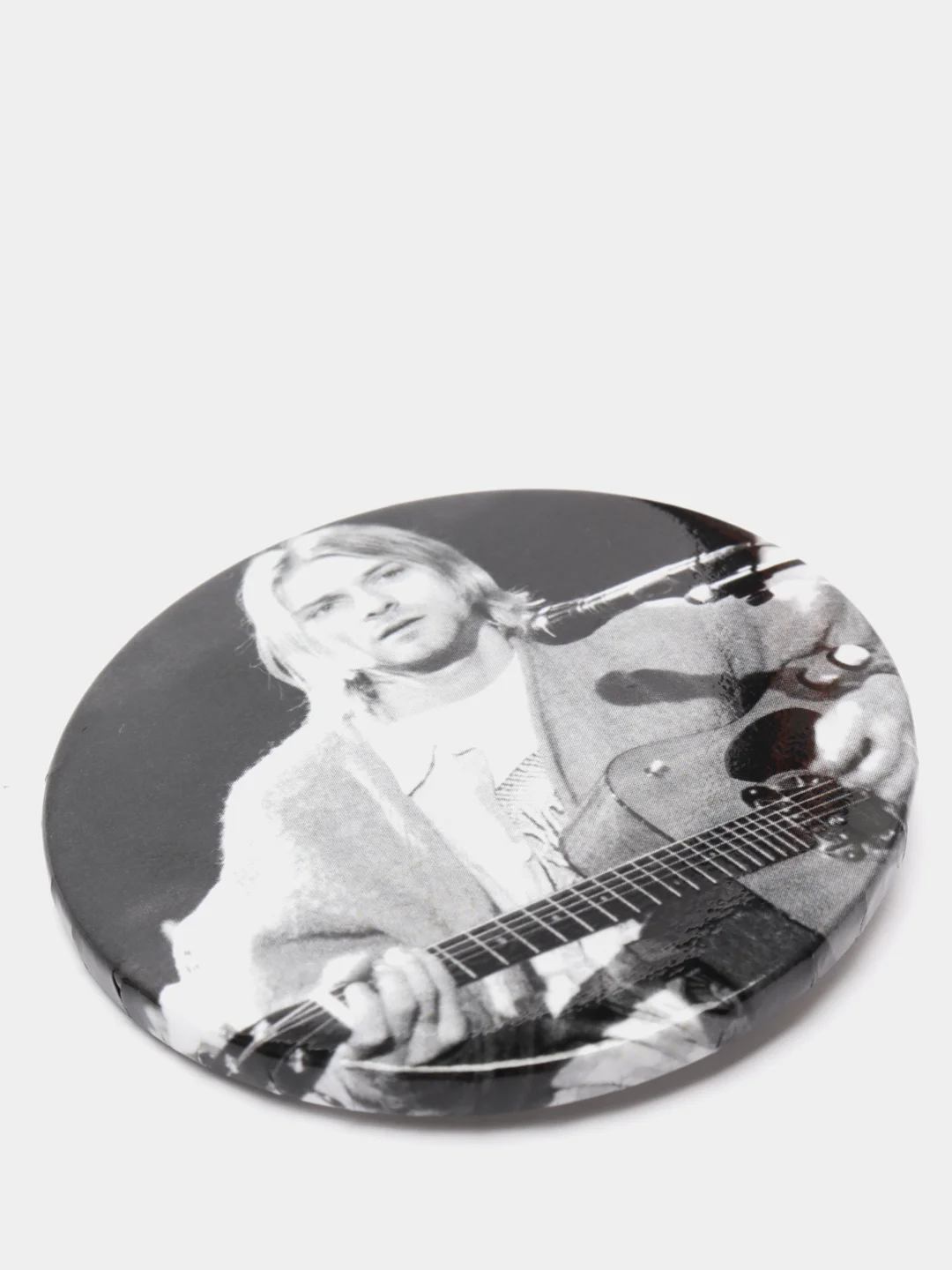 Угольный значки Nirvana большие 56 мм, Нирвана