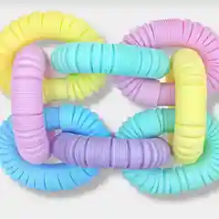Бирюзовый трубка поп ит, Pop tubes, Поп ит трубка, Игрушка антистресс, Трубки MAX и стандартные