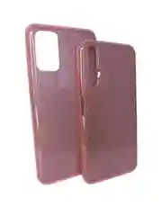Розовый чехол блестящий Huawei P40, накладка c блёстками Хуавей P 40