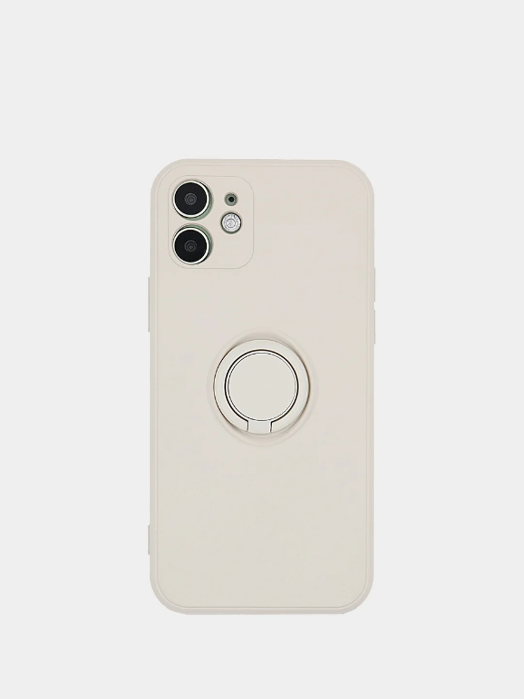 Слоновая кость чехол с кольцом для iPhone 12 Pro, 12, 12 mini, 11, XR