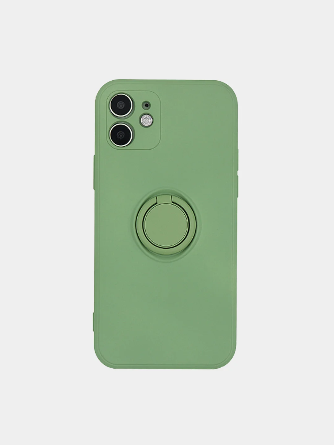 Лесной зеленый чехол с кольцом для iPhone 12 Pro, 12, 12 mini, 11, XR