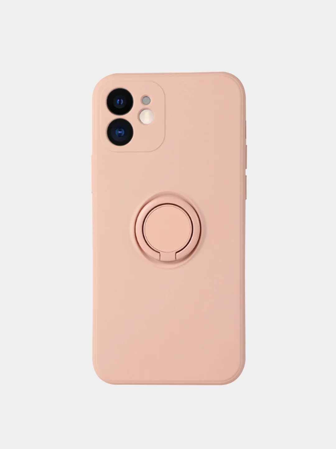 Пудровый чехол с кольцом для iPhone 12 Pro, 12, 12 mini, 11, XR