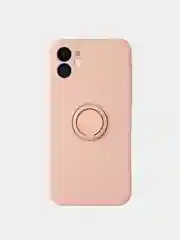 Пудровый чехол с кольцом для iPhone 12 Pro, 12, 12 mini, 11, XR