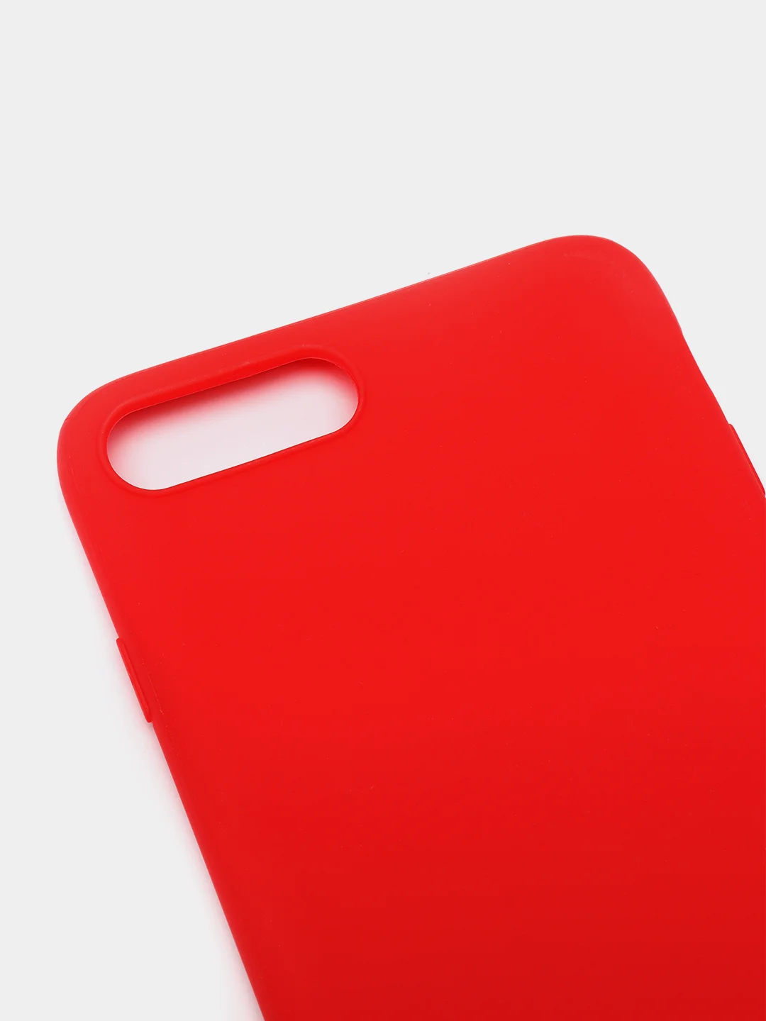 Красный чехол силиконовый на iPhone 7 Plus / 8 Plus