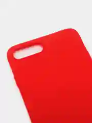 Красный чехол силиконовый на iPhone 7 Plus / 8 Plus
