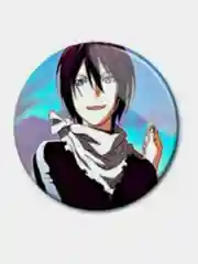 Желтый значки по мотивам аниме Бездомный Бог (Noragami)