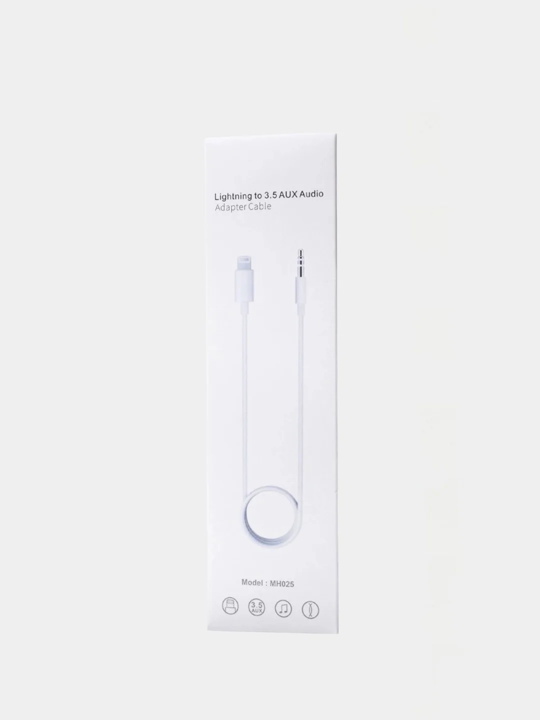 Адаптер кабель переходник AUX / Lightning Mini Jack 3.5 мм MH025