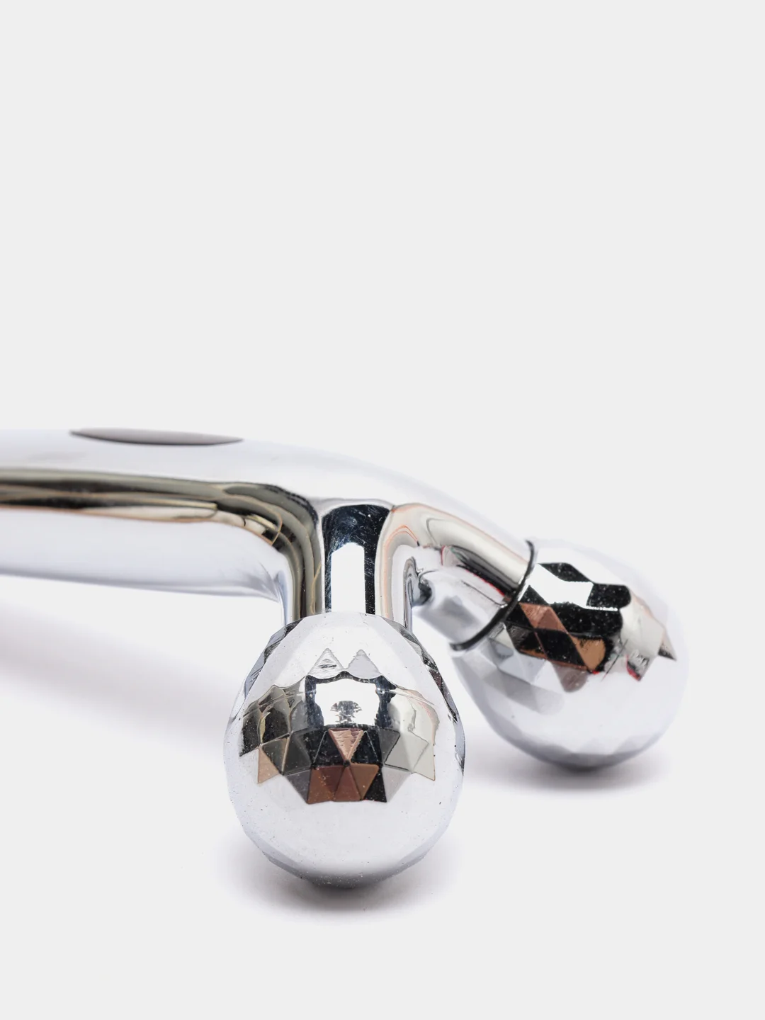 Серебряный лифтинг-массажер для лица и тела 3D Massager, роликовый