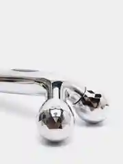 Серебряный лифтинг-массажер для лица и тела 3D Massager, роликовый