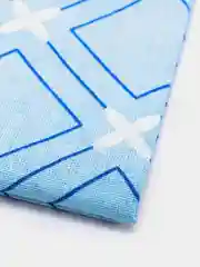 Синий комплект наволочек 2 шт. Крестики, бязь