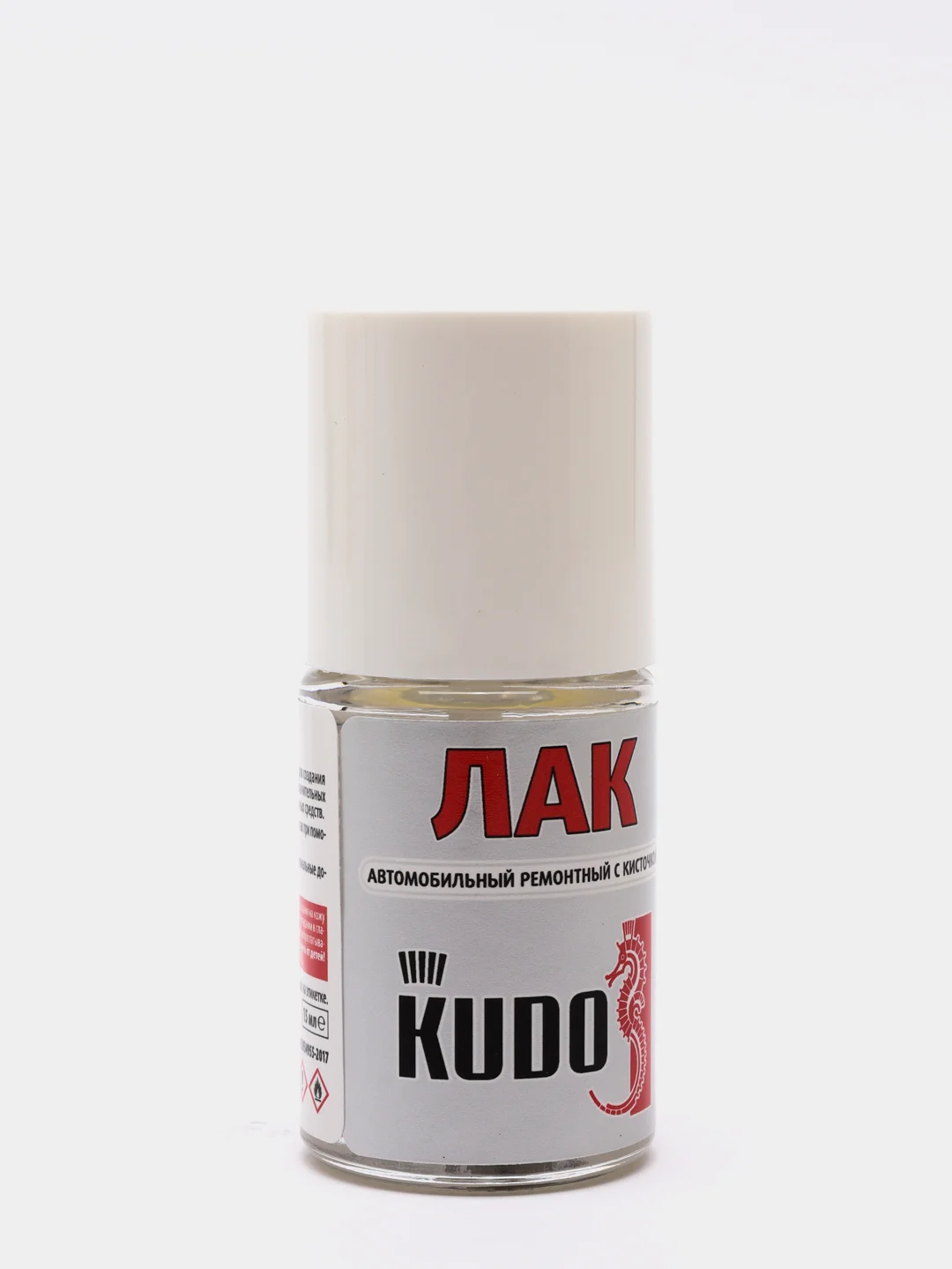 Лак автомобильный, ремонтный, во флаконе с кисточкой Kudo