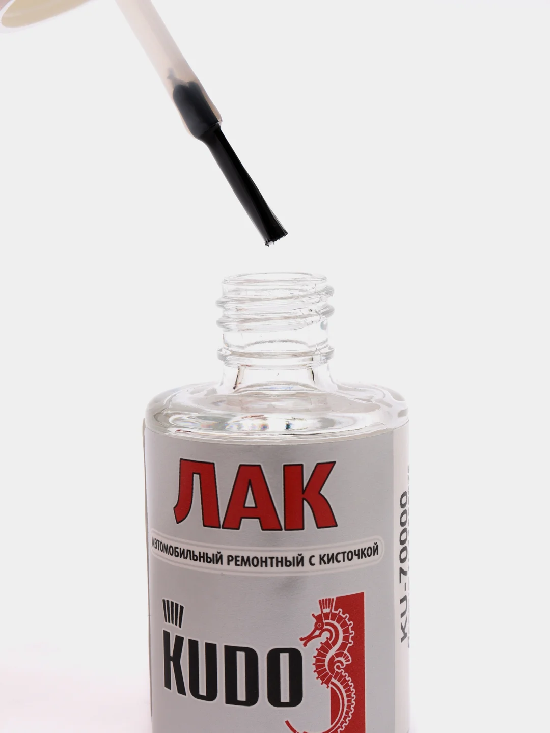 Лак автомобильный, ремонтный, во флаконе с кисточкой Kudo