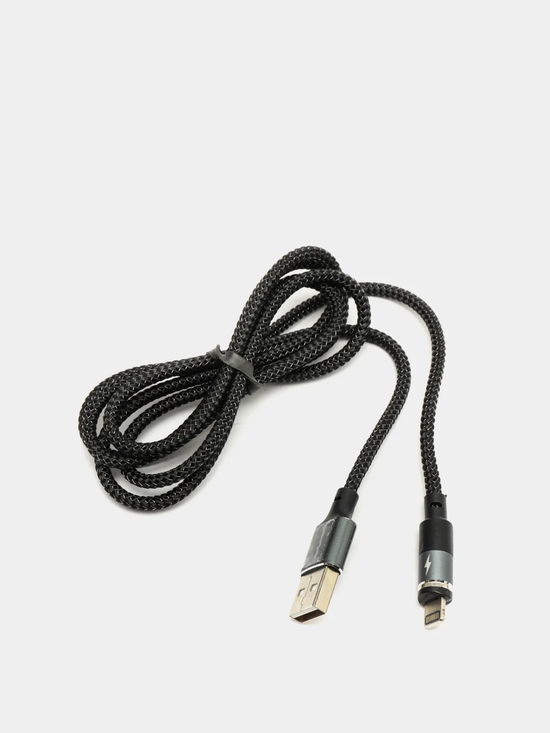 Черный кабель USB - Type-C, Lightning 8-pin, micro USB Remax Zigie, магнитный, 1,2 м