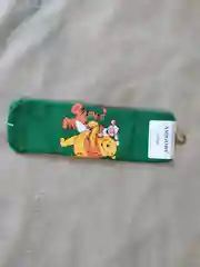 Зеленый женские носки с принтом "Мультфильмы"