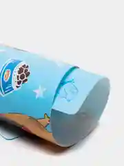 Голубой коврик под миску
