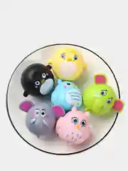 Живики - игрушки инерционные для гонок на парте, 4 штуки