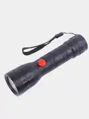 Черный ручной светодиодный  фонарь