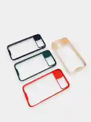Конфетный прозрачный чехол для iPhone Xs Max пластиковый с защитой камеры
