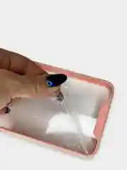Конфетный чехол iPhone 7 Plus, 8+ пластиковый, прозрачный, с защитой камеры