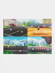 Развивающая игра с липучками. Специальная техника. В коробке