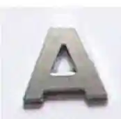 Бежевый 3d Наклейка на авто "Буквы, цифры, знаки"