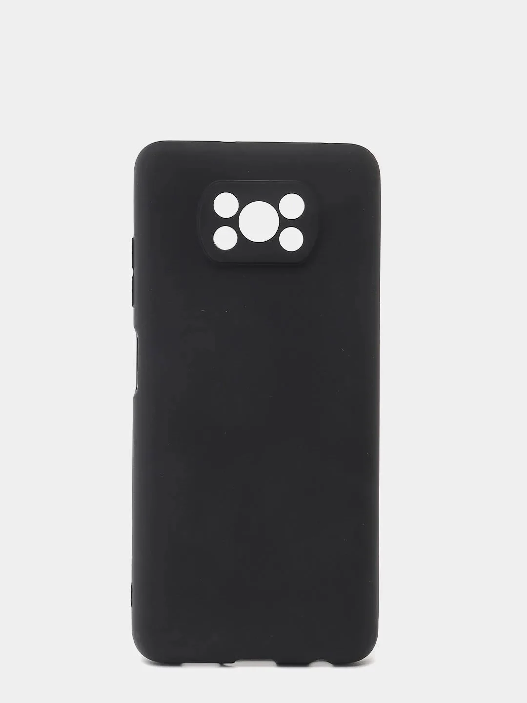 Черный чехол Xiaomi Poco X3 NFC / Poco X3 Pro силиконовый матовый, цветной