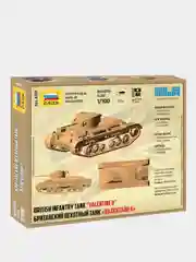 Модель сборная из пластика 1:100 Танк  пехотный Mk.III WWII "Valentine II" GB