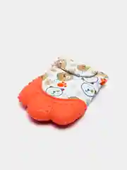 Коралловый прорезыватель рукавичка, варежка грызунок силиконовый для детских зубов, на липучке