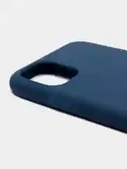 Темно-синий чехол силиконовый на Айфон (iPhone) 11, 14, 13, 12, XR, XS, X,6s,7, 8, SE, Pro, Max, Plus