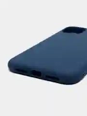 Темно-синий чехол силиконовый на Айфон (iPhone) 11, 14, 13, 12, XR, XS, X,6s,7, 8, SE, Pro, Max, Plus