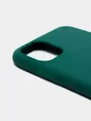 Лесной зеленый чехол силиконовый на Айфон (iPhone) 11, 14, 13, 12, XR, XS, X,6s,7, 8, SE, Pro, Max, Plus