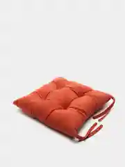 Терракотовый подушка на стул Матех Velours, 42 х 41 см