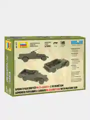 Модель сборная из пластика 1:100 Разведывательная машина M3 "Scout" WWII US
