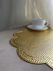 Золотой салфетка на стол / Комплект из 2 шт / Салфетка для сервировки / Плейсмат