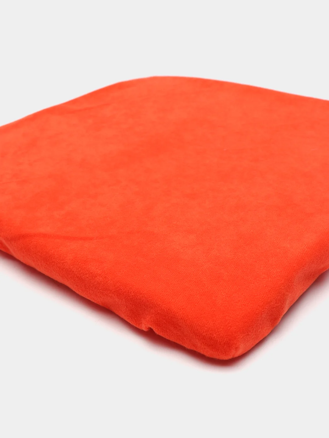 Коралловый подушка для сиденья Матех "Velours Cuadro", 33 х 33 х 2 см