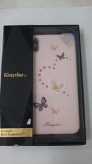 Чехол для iPhone XS MAX Kingbar Crystal силикон +кожа (3 цвета)