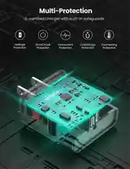 Сетевое зарядное устройство Ugreen USB C 20W PD, цвет белый (60450)