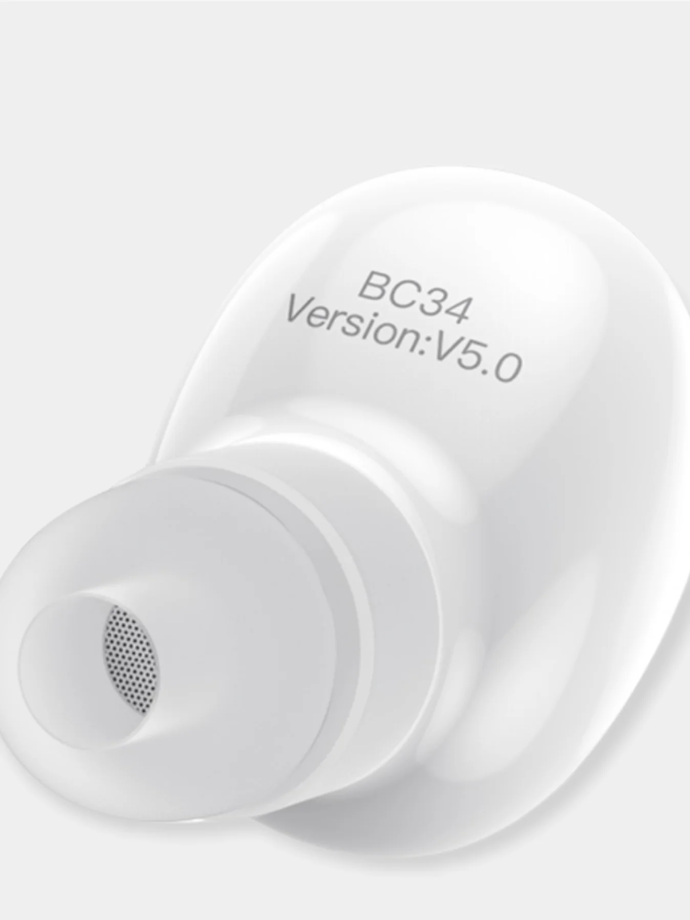 Белый bluetooth гарнитура Borofone BOROFONE BC34 Mikey MINI BT чистый звук