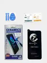 Фирменное керамическое защитное стекло на iPhone 11, 8, 7, 6, XR, X, XS, Pro, Plus Mletubl