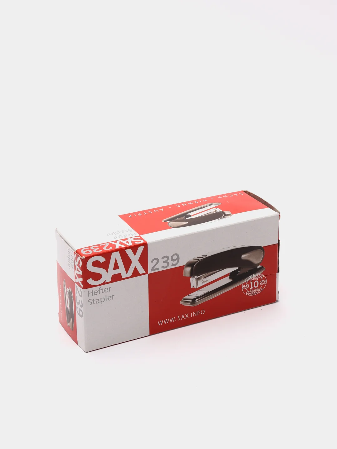 Степлер Sax 239, до 25 листов, черный