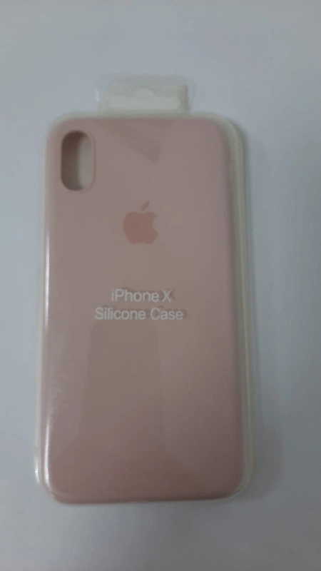 Чехол для iPhone X Silicone case Simple+ (Разные цвета)