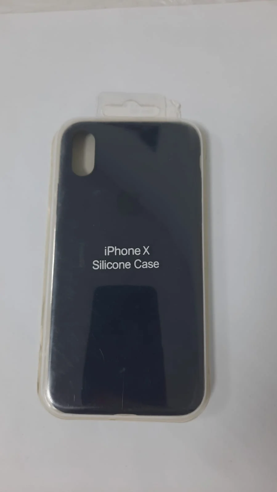 Чехол для iPhone X Silicone case Simple+ (Разные цвета)