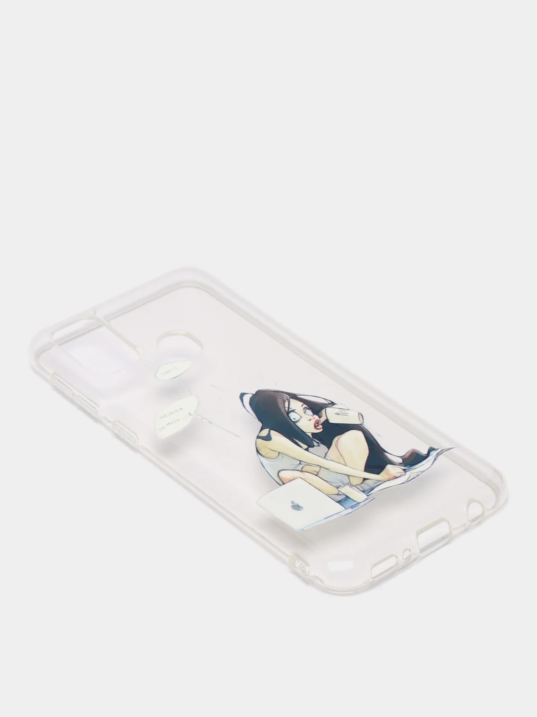 Оливковый чехол Samsung Galaxy M21 / M30s, Галакси М21 / М30с прозрачный силиконовый с рисунком