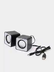 Серый активные компьютерные колонки SmartBuy MINI, для ноутбука и компьютера